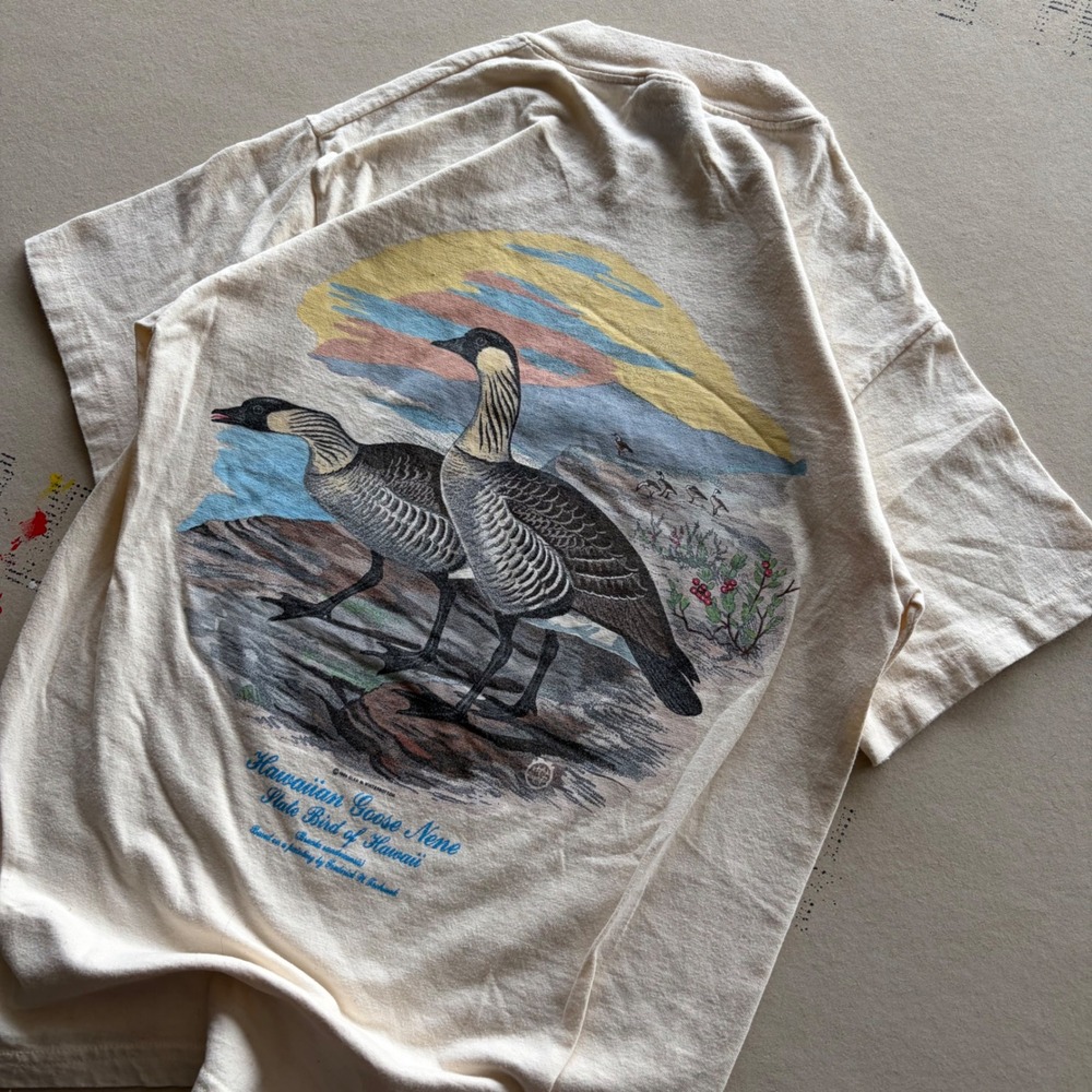 Vintage 80s Hanes Hawaiian Goose Nene Nature vintage T-shirt